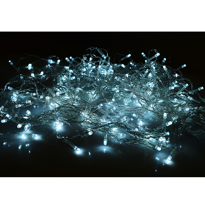 Фото к товару Электрогирлянда светодиодная Бахрома, 6*0,7м, 192 лампы, холодный Электрогирлянда светодиодная Бахрома, 6*0,7м, 192 лампы, холодный
