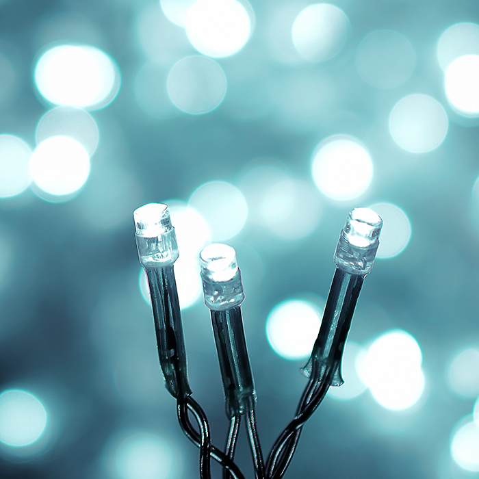 Фото к товару Электрогирлянда светодиодная Бахрома, 6*0,7м, 192 лампы, холодный Электрогирлянда светодиодная Бахрома, 6*0,7м, 192 лампы, холодный