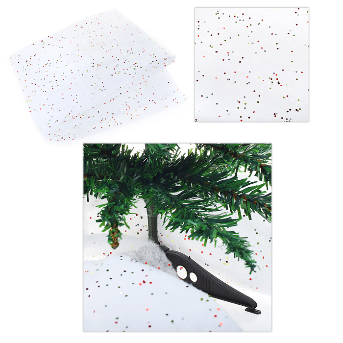 Новогоднее украшение (снежное покрывало для елки), в пакете Новогоднее украшение (снежное покрывало для елки), в пакете