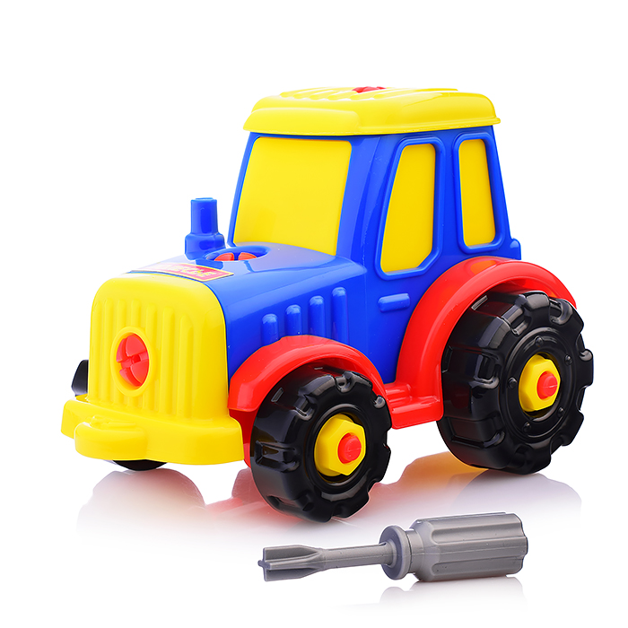 Конструктор-транспорт "Трактор" (20 элементов) (в пакете) Конструктор-транспорт "Трактор" (20 элементов) (в пакете)