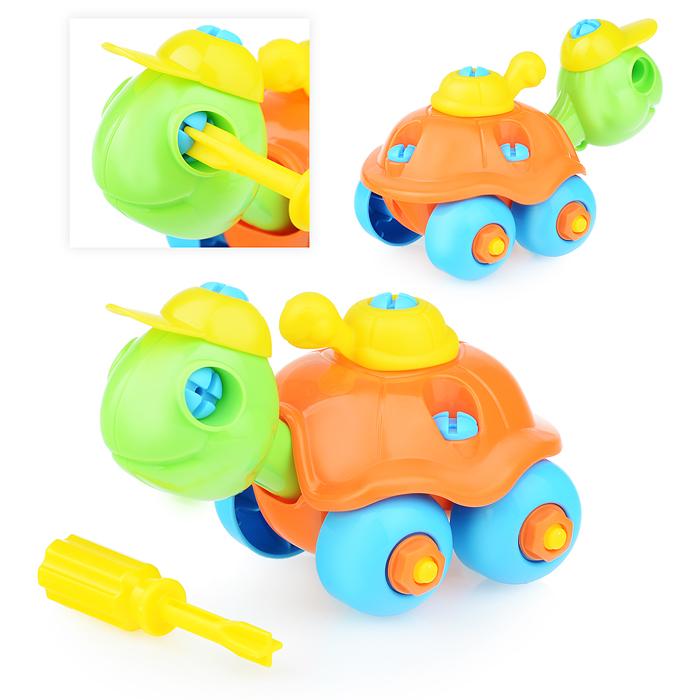 Конструктор "Черепашка" (24 элемента) (в пакете) Конструктор "Черепашка" (24 элемента) (в пакете)