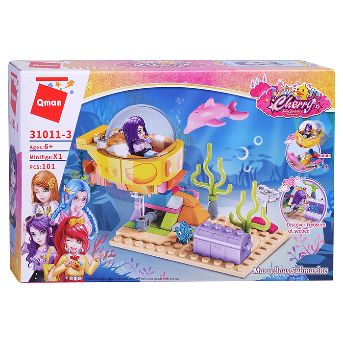 Фото к товару Конструктор 31011 "Веселые подружки" в ассортименте Конструктор 31011 "Веселые подружки" в ассортименте