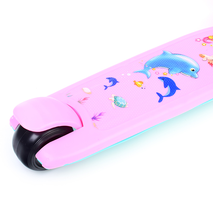 Фото к товару Самокат U038228Y 3-х кол., розовый, PU, ABEC 7, в коробке Самокат U038228Y 3-х кол., розовый, PU, ABEC 7, в коробке