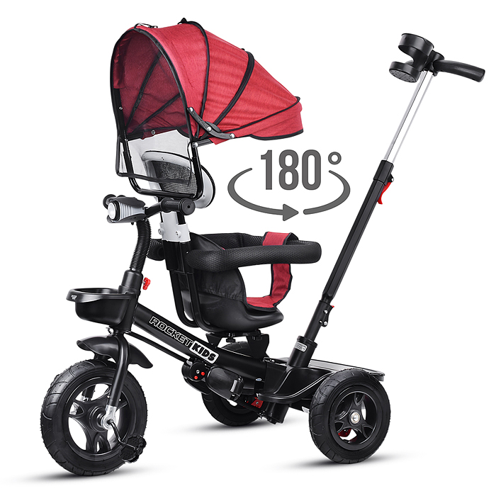 Фото к товару Велосипед 208 3-х колесный, красный Велосипед 208 3-х колесный, красный