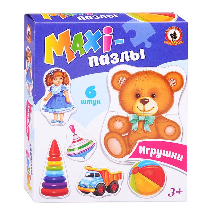 MAXI-пазл "Игрушки" в кор. MAXI-пазл "Игрушки" в кор.