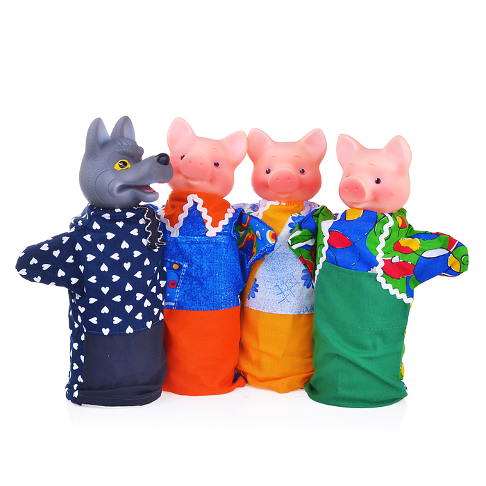 Кукольный театр "Три Поросенка" в пакете Кукольный театр "Три Поросенка" в пакете