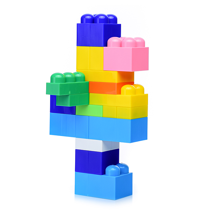 Фото к товару Конструктор "Великан" (74 элемента в контейнере) Конструктор "Великан" (74 элемента в контейнере)