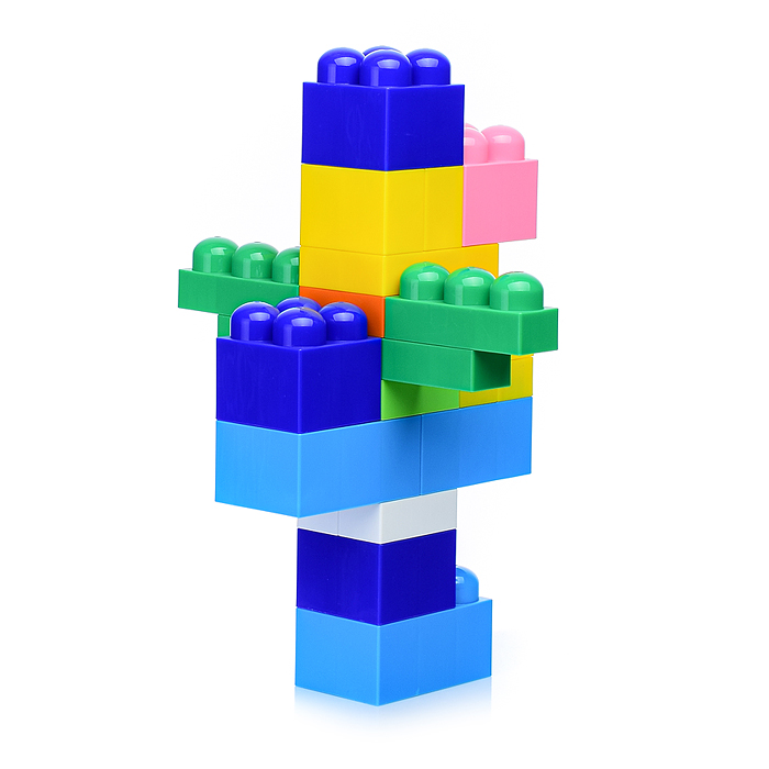 Фото к товару Конструктор "Великан" (74 элемента в контейнере) Конструктор "Великан" (74 элемента в контейнере)