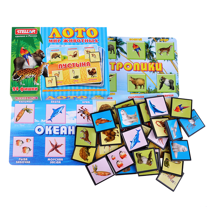 Лото "Мир животных"