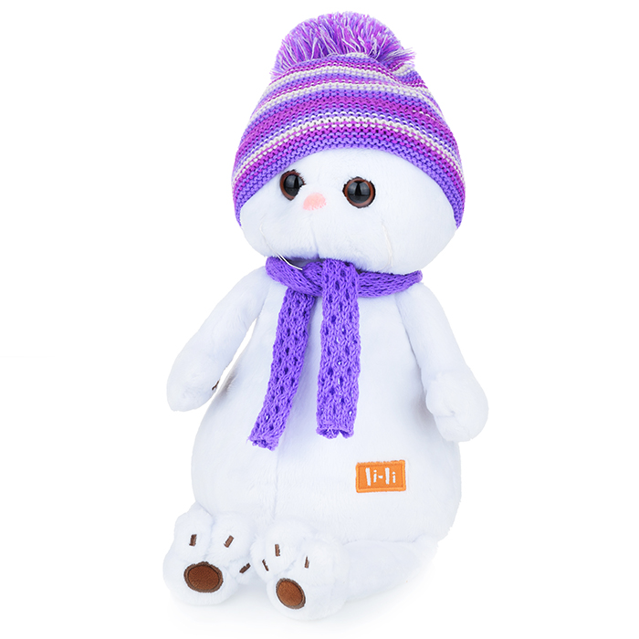 Фото к товару Кошка Ли-Ли в лиловом вязаном комплекте Кошка Ли-Ли в лиловом вязаном комплекте