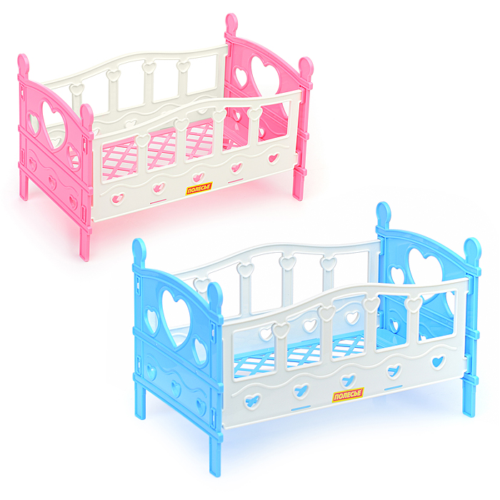 Кроватка сборная для кукол №2 (5 элементов) (в пакете) Кроватка сборная для кукол №2 (5 элементов) (в пакете)