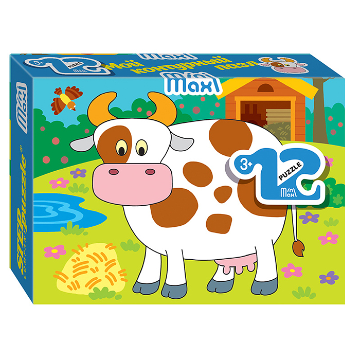 Пазлы 12 "Коровка" (Mini-maxi) Пазлы 12 "Коровка" (Mini-maxi)