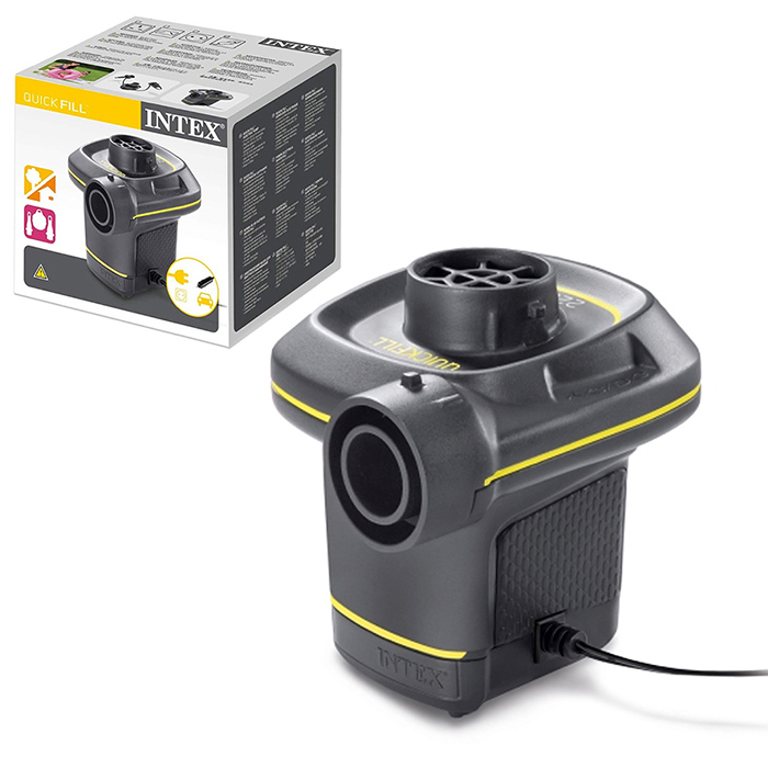 Насос электрический/автомобильный, 3 насадки, 66634 INTEX Насос электрический/автомобильный, 3 насадки, 66634 INTEX