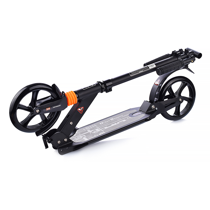 Фото к товару Самокат U038183Y 2-х кол., черный, PU/ 200 мм, ABEC 7, в коробке Самокат U038183Y 2-х кол., черный, PU/ 200 мм, ABEC 7, в коробке