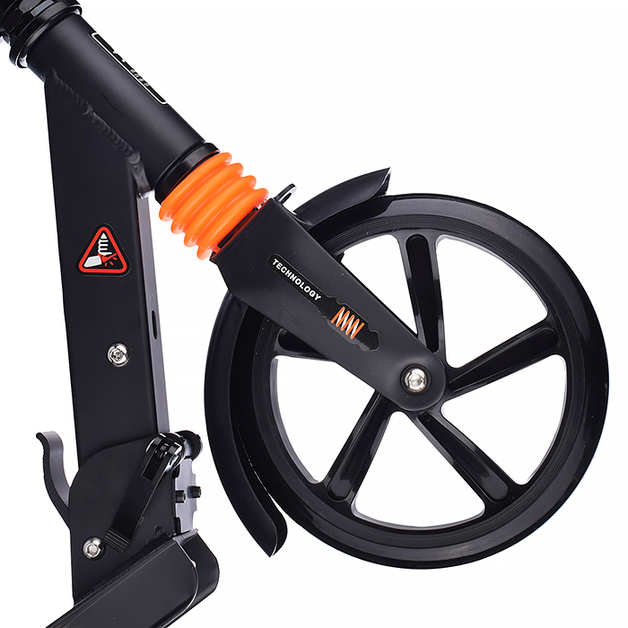 Фото к товару Самокат U038183Y 2-х кол., черный, PU/ 200 мм, ABEC 7, в коробке Самокат U038183Y 2-х кол., черный, PU/ 200 мм, ABEC 7, в коробке