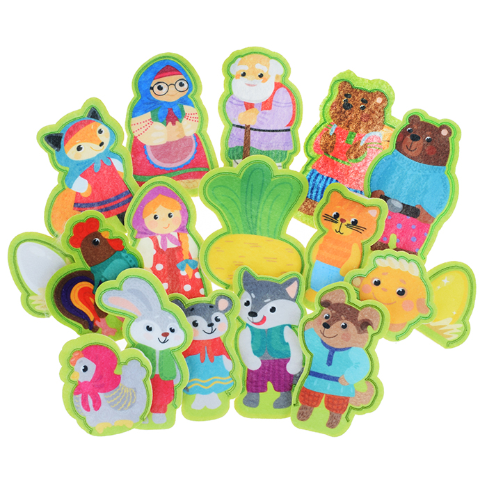 Фото к товару Пальчиковый кукольный театр "В гостях у сказки" (17 кукол) Пальчиковый кукольный театр "В гостях у сказки" (17 кукол)