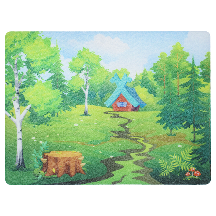 Фото к товару Театр из фетра на липучках "Колобок" (европодвес) Театр из фетра на липучках "Колобок" (европодвес)