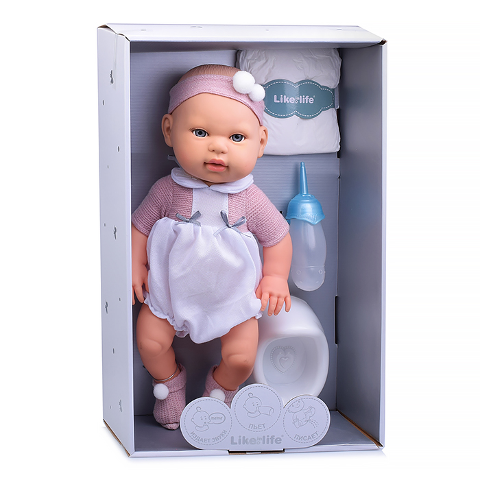 Фото к товару Пупс SR101 с аксессуарами, в коробке Пупс SR101 с аксессуарами, в коробке