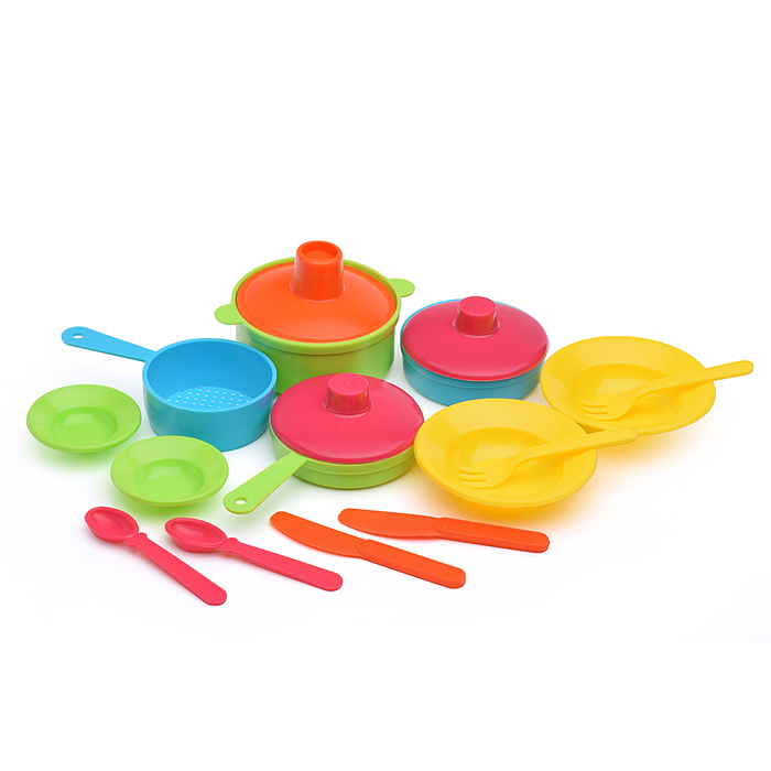 Набор посуды столовый "Щи да каша" (17 дет.) в сетке Набор посуды столовый "Щи да каша" (17 дет.) в сетке