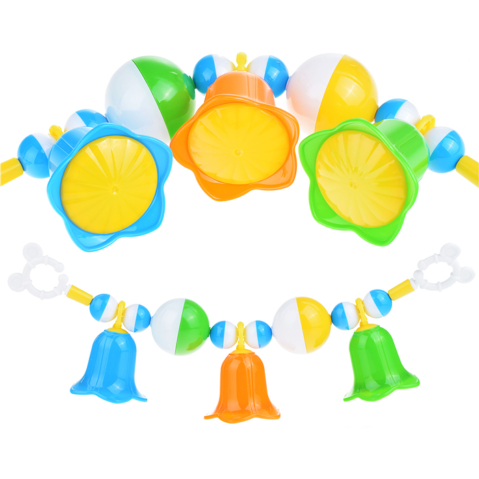 Погремушка подвеска "Колокольчики" на коляску Погремушка подвеска "Колокольчики" на коляску