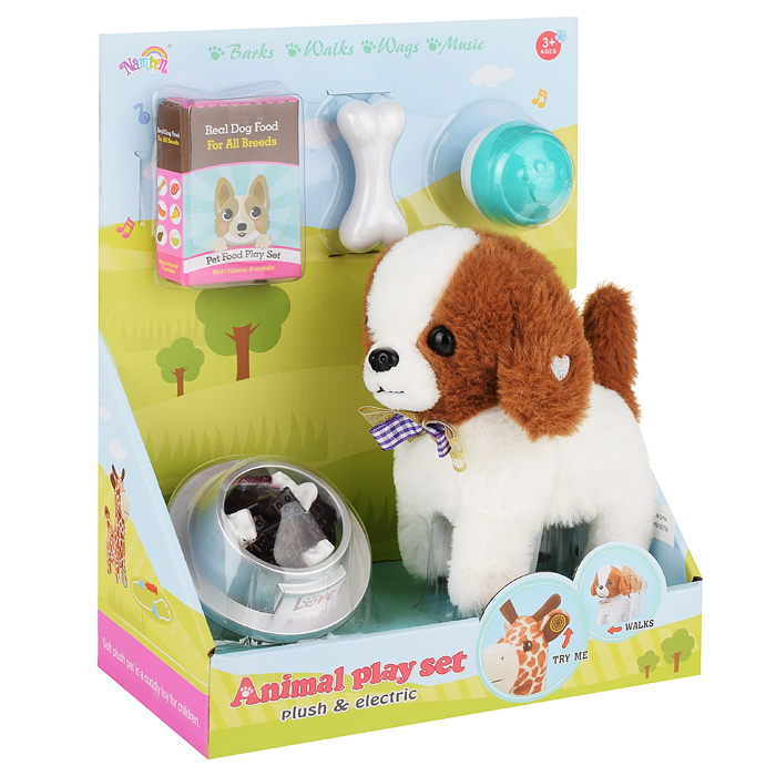 Щенок T829-1 "Рони" на батарейках, в коробке Щенок T829-1 "Рони" на батарейках, в коробке