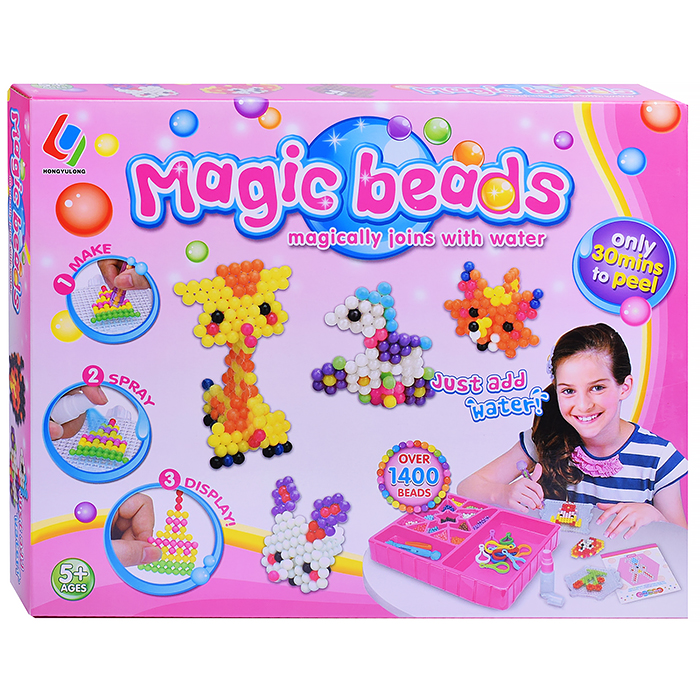 Мозаика (аква) 8201 "Магические бусины" (1400 бусин) в коробке Мозаика (аква) 8201 "Магические бусины" (1400 бусин) в коробке