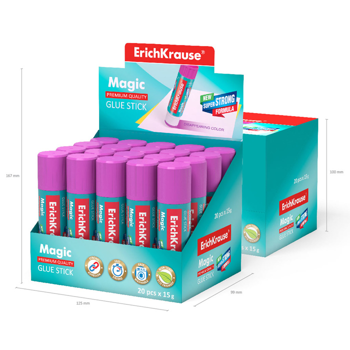 Фото к товару Клей-карандаш 15 г., Magic, в коробке Клей-карандаш 15 г., Magic, в коробке