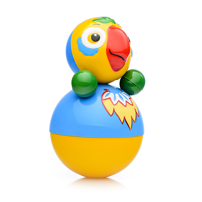 Фото к товару Неваляшка Попугай в худ. упаковке Неваляшка Попугай в худ. упаковке