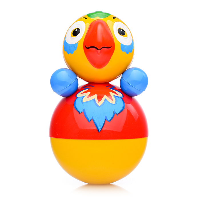 Фото к товару Неваляшка Попугай в худ. упаковке Неваляшка Попугай в худ. упаковке