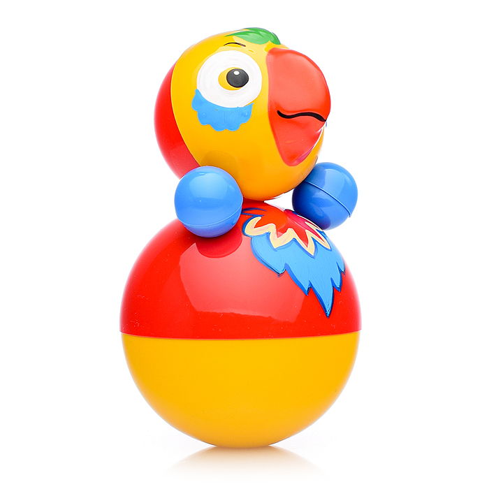 Фото к товару Неваляшка Попугай в худ. упаковке Неваляшка Попугай в худ. упаковке