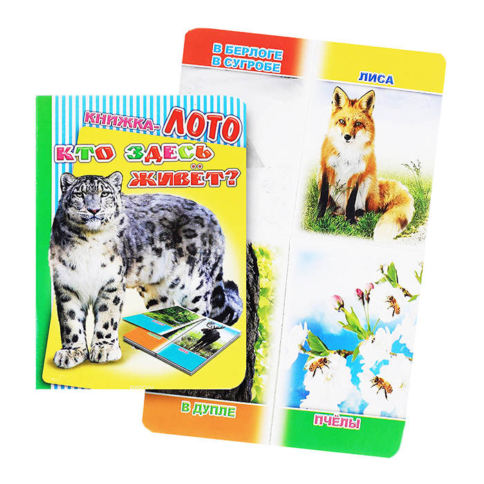 Книга Лото. Кто здесь живет? 