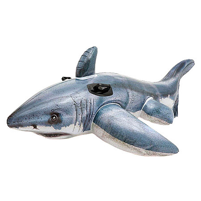 Фото к товару Игрушка для плавания «Акула», 173 х 107 см, от 3 лет 57525NP INTEX Игрушка для плавания «Акула», 173 х 107 см, от 3 лет 57525NP INTEX