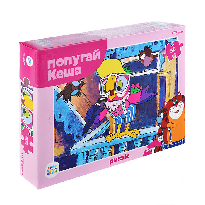 Пазлы 35 "Попугай Кеша" (С/м) Пазлы 35 "Попугай Кеша" (С/м)