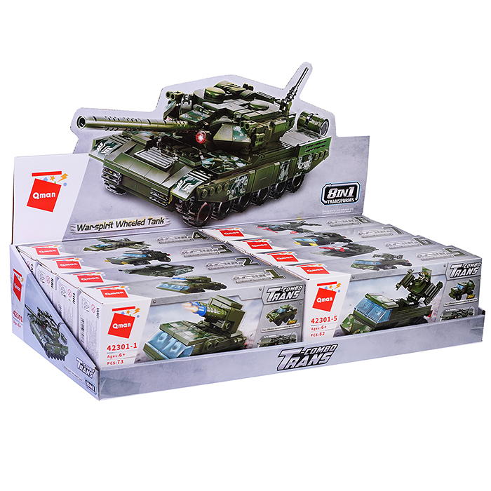 Фото к товару Конструктор 42301 "Военный транспорт" в ассортименте Конструктор 42301 "Военный транспорт" в ассортименте