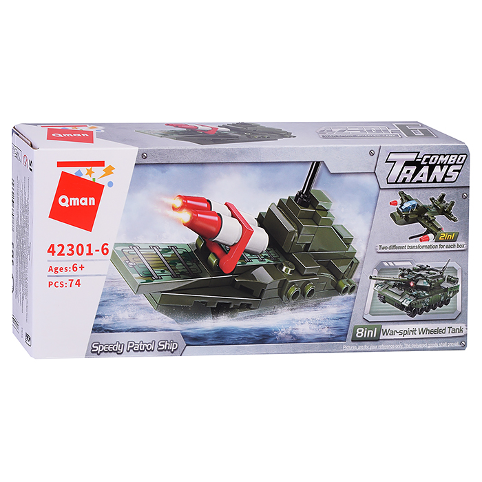 Фото к товару Конструктор 42301 "Военный транспорт" в ассортименте Конструктор 42301 "Военный транспорт" в ассортименте