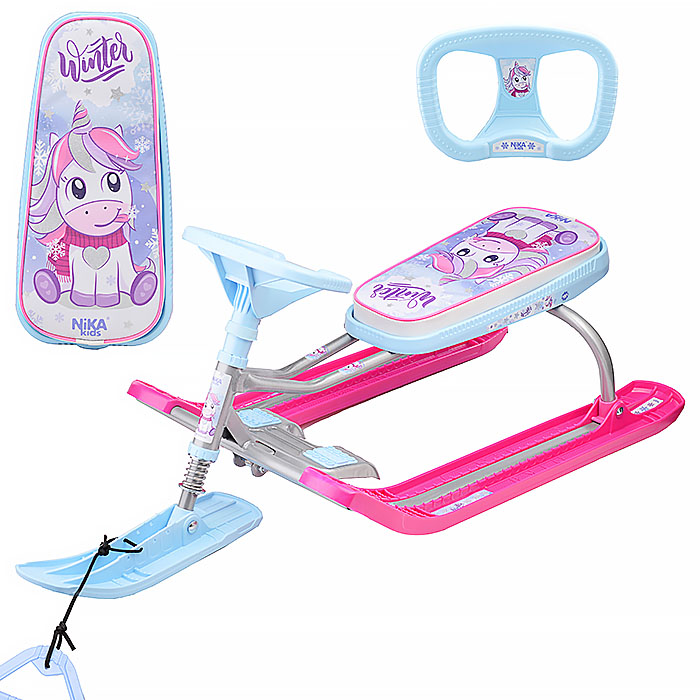 Игрушка. Снегокат "Тимка спорт 2" (с единорогом) Игрушка. Снегокат "Тимка спорт 2" (с единорогом)