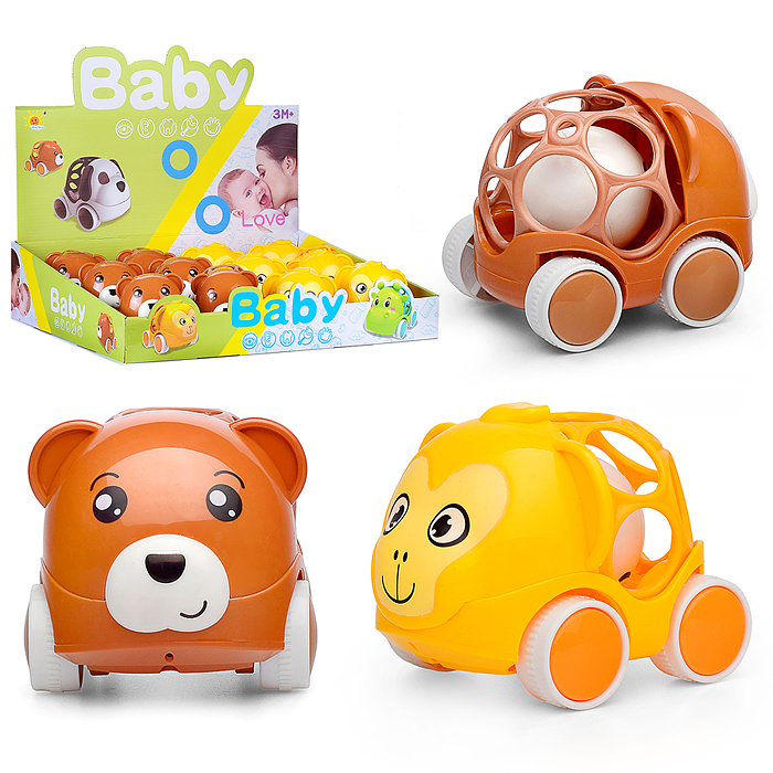 Погремушка 2851-3 "Собачка, обезьянка" в коробке Погремушка 2851-3 "Собачка, обезьянка" в коробке