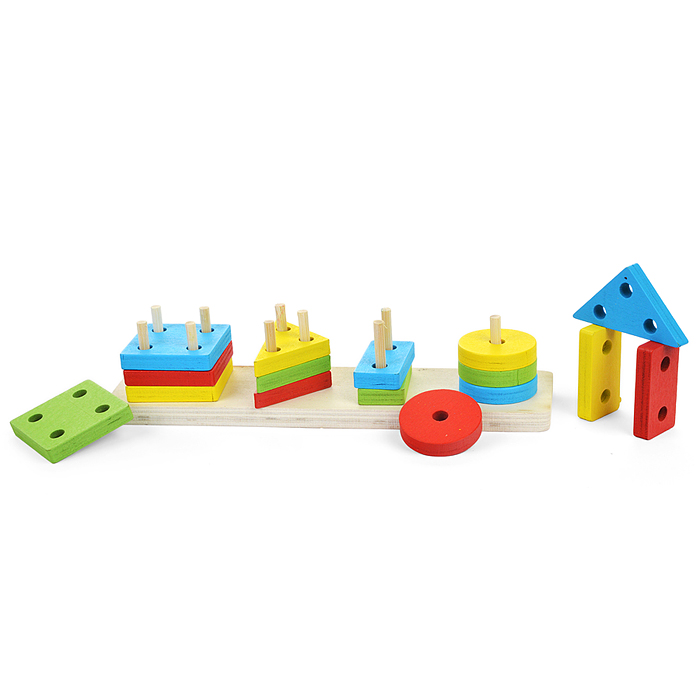 Пирамидка D0212 "Разноцветные формы"