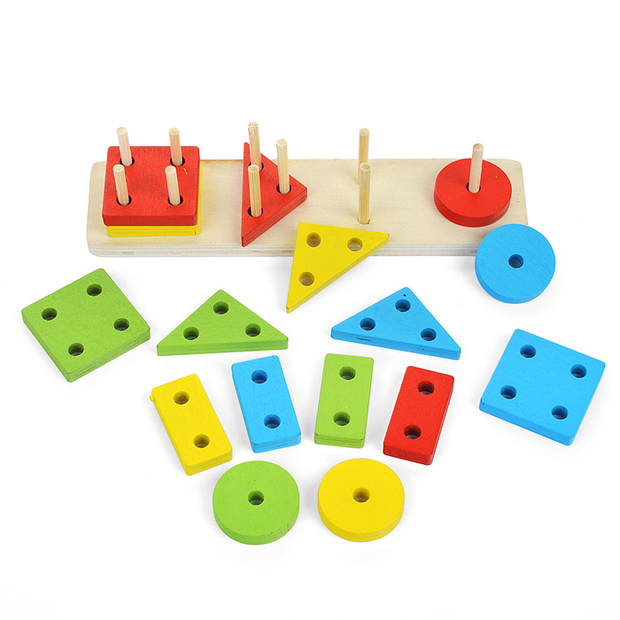 Пирамидка D0212 "Разноцветные формы"