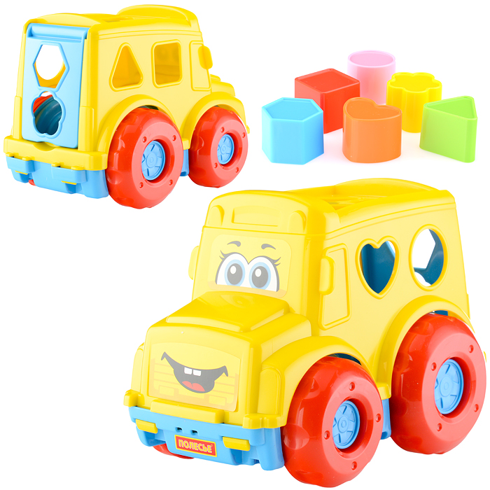 Игрушка развивающая "Автобус" (в сеточке) Игрушка развивающая "Автобус" (в сеточке)