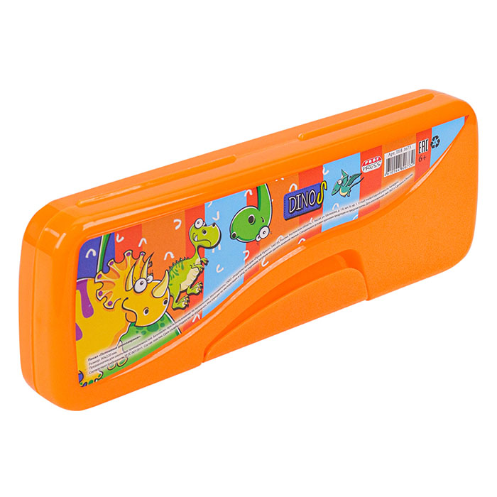 Пенал пластиковый "Потешные динозаврики"
