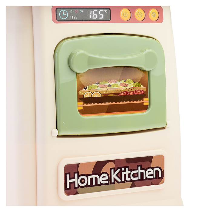 Фото к товару Игровой набор кухня 889-198 "Хозяюшка" (свет, звук) в коробке Игровой набор кухня 889-198 "Хозяюшка" (свет, звук) в коробке