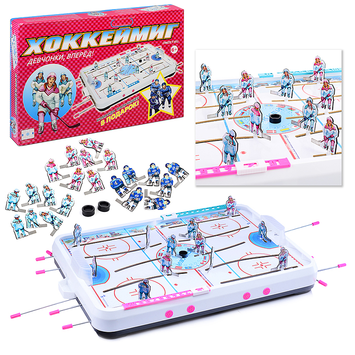 Игра настольная "Хоккеймиг" (девочки) Игра настольная "Хоккеймиг" (девочки)