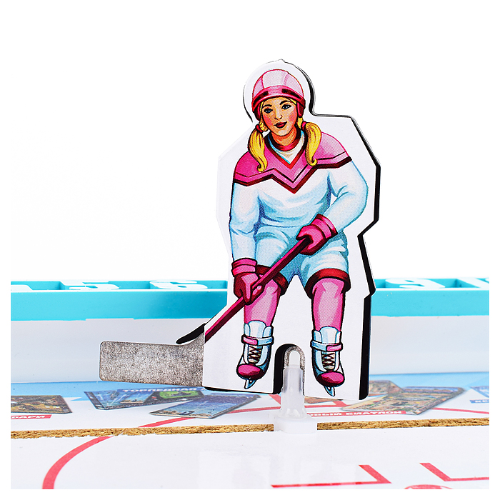 Фото к товару Игра настольная "Хоккеймиг" (девочки) Игра настольная "Хоккеймиг" (девочки)