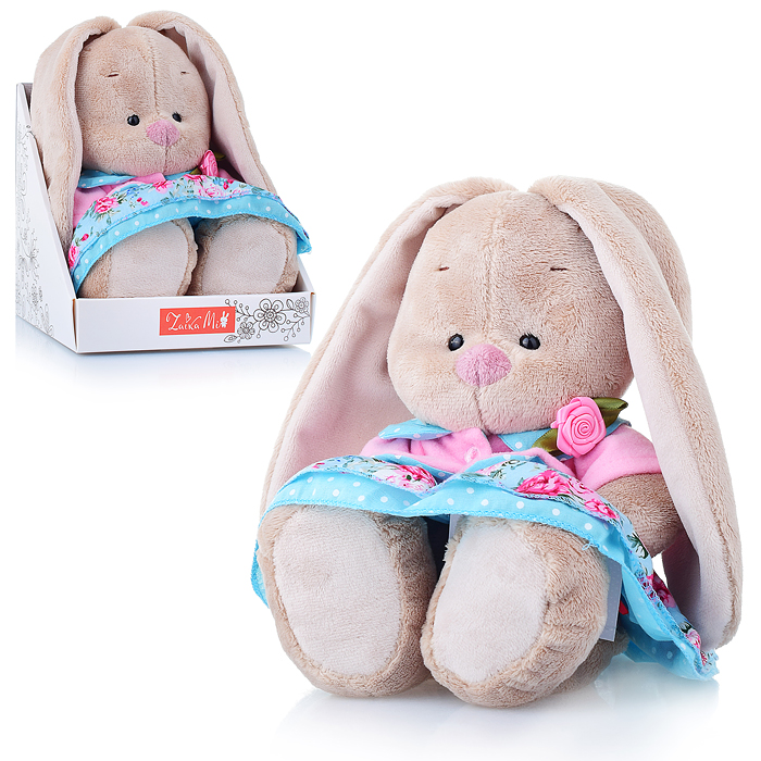 Зайка Ми в юбке и жакете с розочкой (малый) Зайка Ми в юбке и жакете с розочкой (малый)