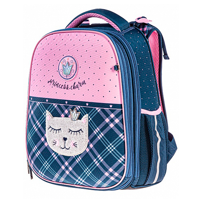 Фото к товару Рюкзак Ergonomic Classic "Котик" 37х29х17 см EVA материал светоотраж. 2 отделения 2 Рюкзак Ergonomic Classic "Котик" 37х29х17 см EVA материал светоотраж. 2 отделения 2