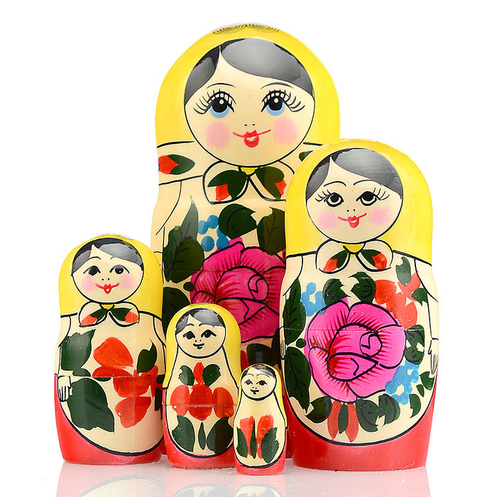 Матрешка 5 в 1 "Семеновская" (большая)