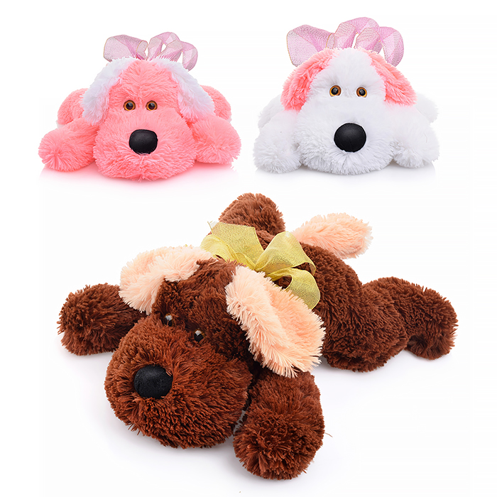 Собака с бантиком 30см. Собака с бантиком 30см.