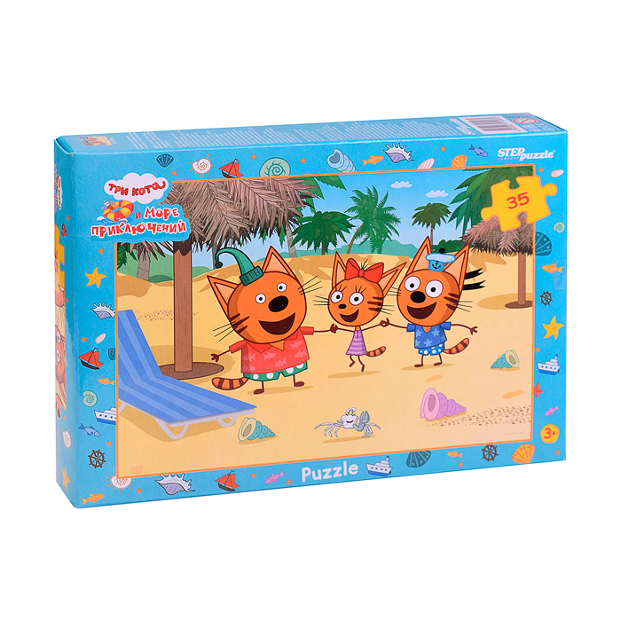 Пазлы 35 "Три кота (new 1)" (АО "СТС") Пазлы 35 "Три кота (new 1)" (АО "СТС")