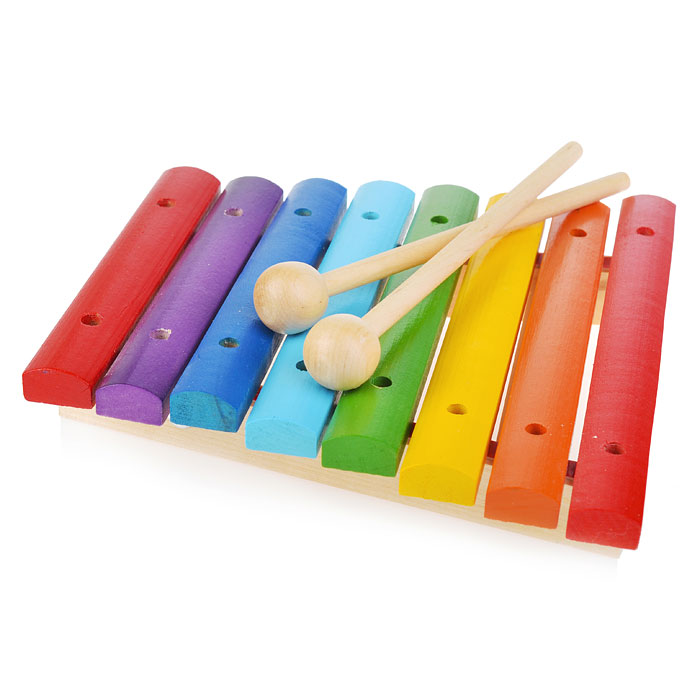 Ксилофон дерев. окраш. 8 тонов Ксилофон дерев. окраш. 8 тонов